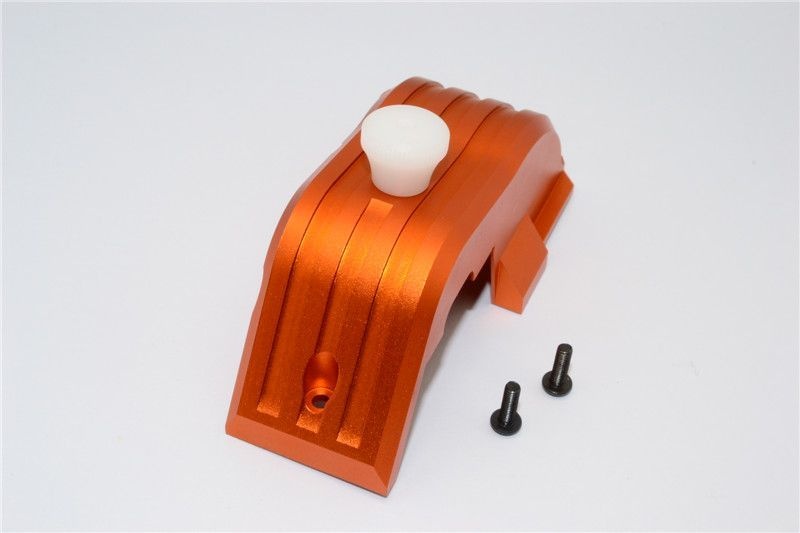 GPM Alu Hauptzahnradabdeckung orange Traxxas X-MAXX