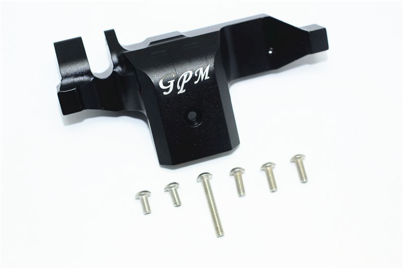 GPM Alu Hauptzahnradabdeckung unten schwarz Traxxas Traxxas4