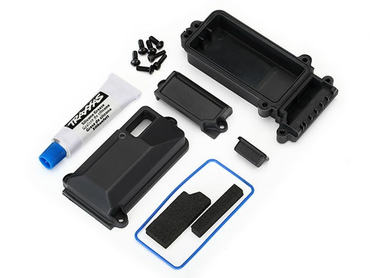 Traxxas Empfängerbox mit Dichtungen & Schrauben 8224