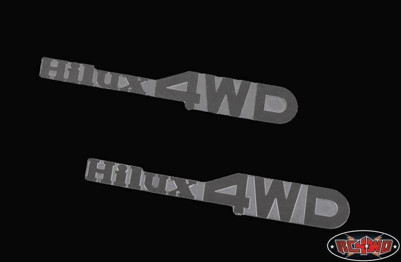 RC4WD 1/10 Hilux 4WD Emblem Set for Mojave and Hilux Body Z-S0930