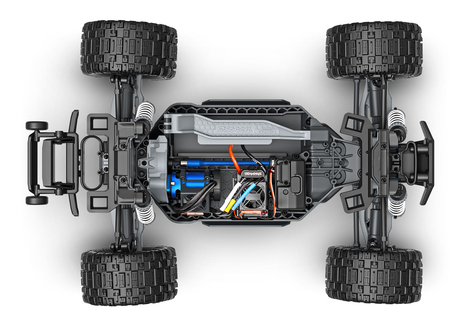 Traxxas Rustler 4x4 VX3 Brushless Stadium Truck Rot 67464-4 - Abbildung 5