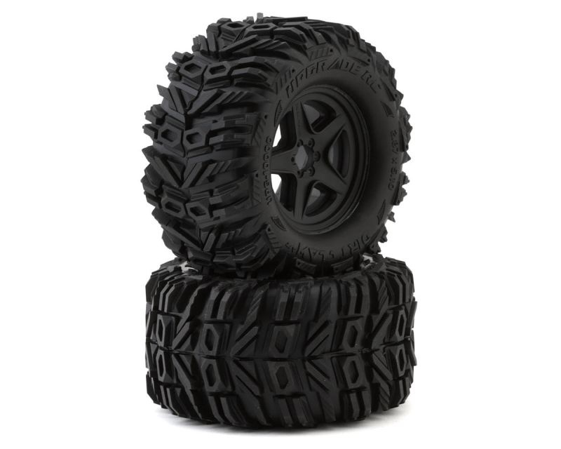 Upgrade RC Dirt Claw 2.8 All-Terrain Reifen mit 5-Star Felgen (2) (H129.5 x B72.9mm x ID71.1mm)