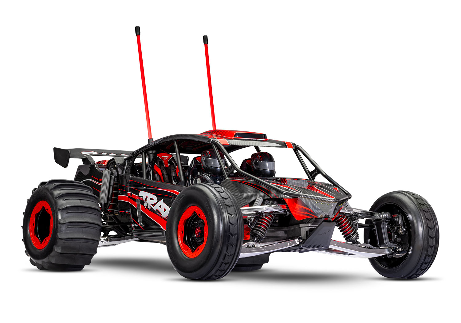 Traxxas FUNCO RWD 8S VXL 1/6 Sand Car Rot RTR Brushless o. Akku & Lader 109076-4 - Abbildung 1