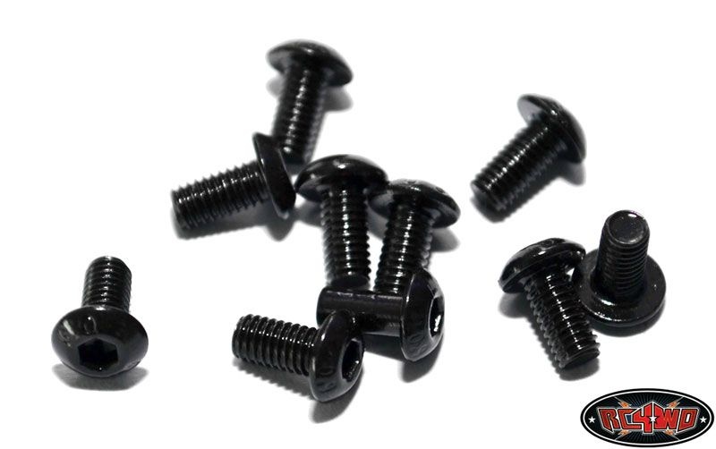 RC4WD Steel Button Head Cap Screws M3 x 6mm (10) Z-S0651