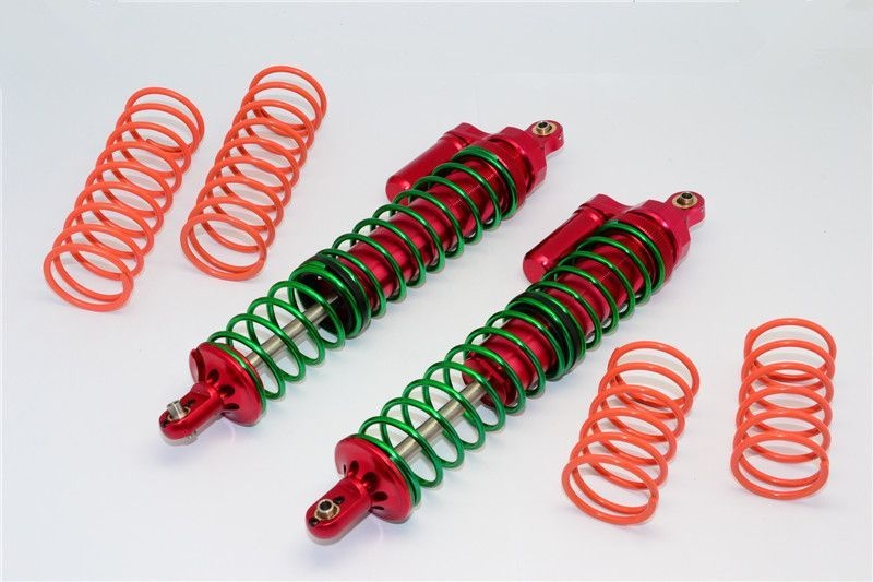GPM Alu L-Shape Stoßdämpfer v/h rot Traxxas X-MAXX