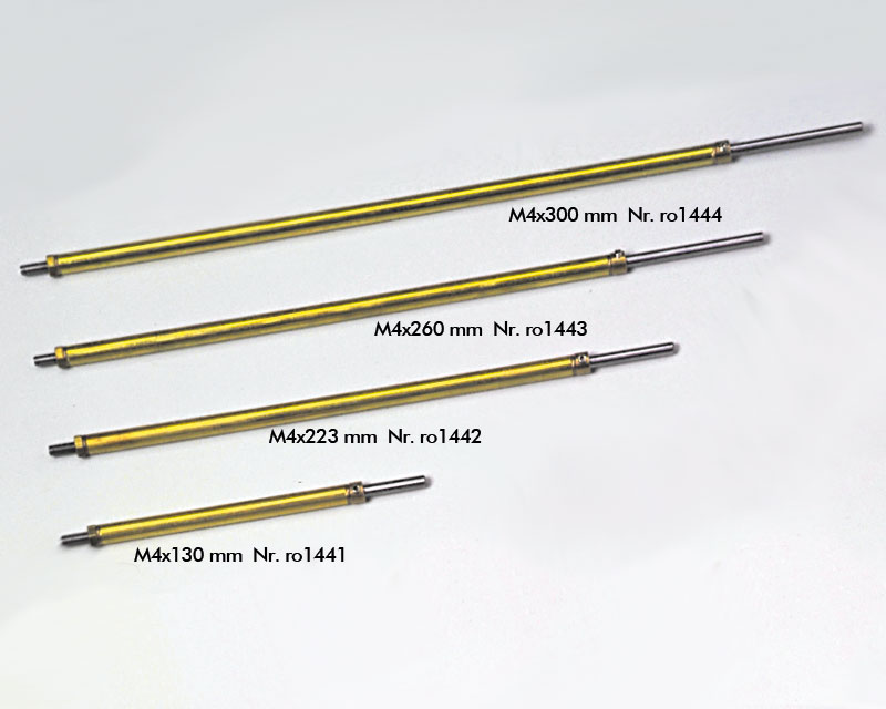 ROMARIN Stevenrohr/175+Welle M4x223 mm RO1442