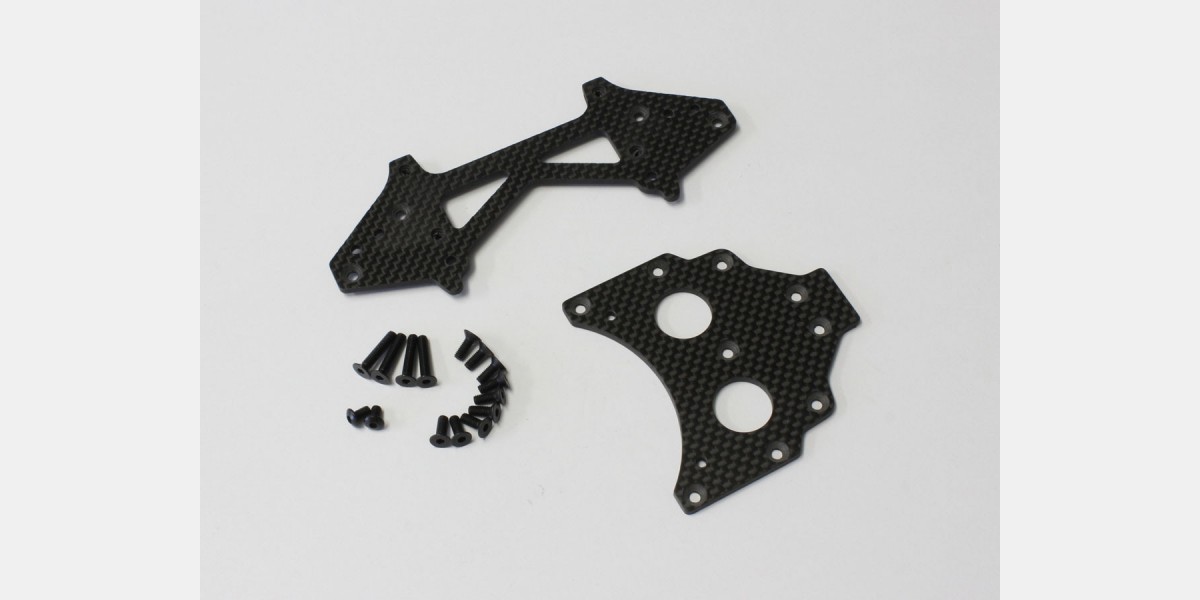 Kyosho HINTERE AUFHAENGUNGSPLATTE IN CARBON (KIT LONG WHEEL BASE) SCW022