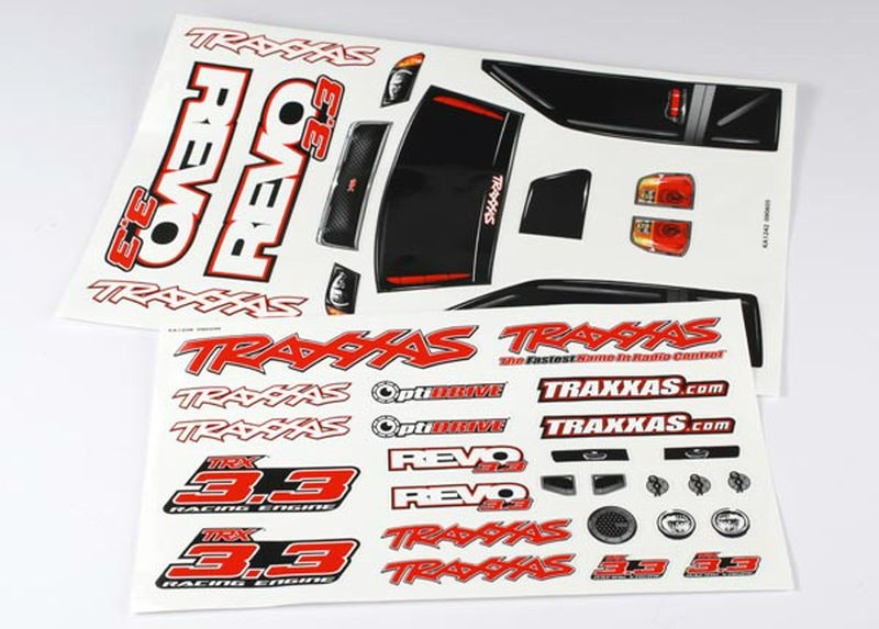 Traxxas DECAL SET, REVO 3.3 (REVO LOGO 5313R