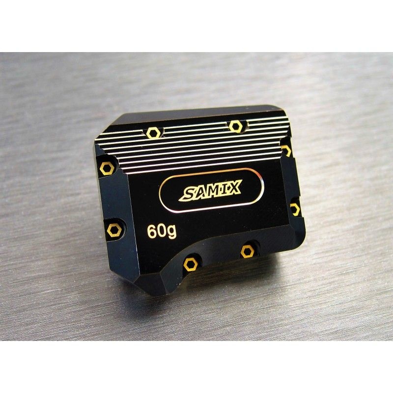 SAMIX Diff-Cover hinten Messing (1) für Traxxas TRX-6 TRX6-4075