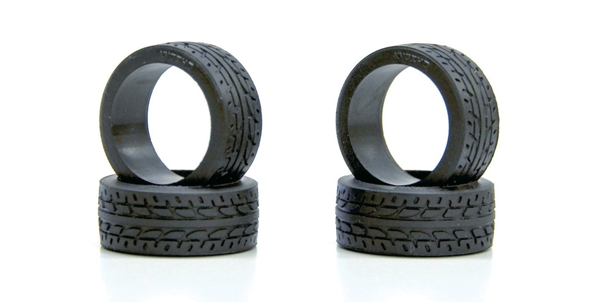 Kyosho Reifen Mini-Z Radial 30 Shore (4) 8,5mm MZW37-30 - Abbildung 1
