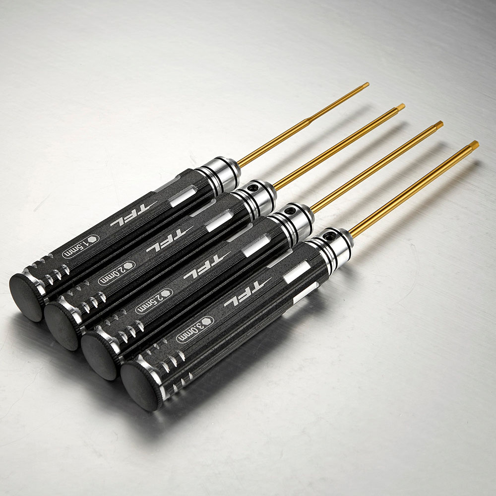 TT1604-01BK Innensechskantschlüssel Set 1,5/2,0/2,5/3,0mm Schwarz