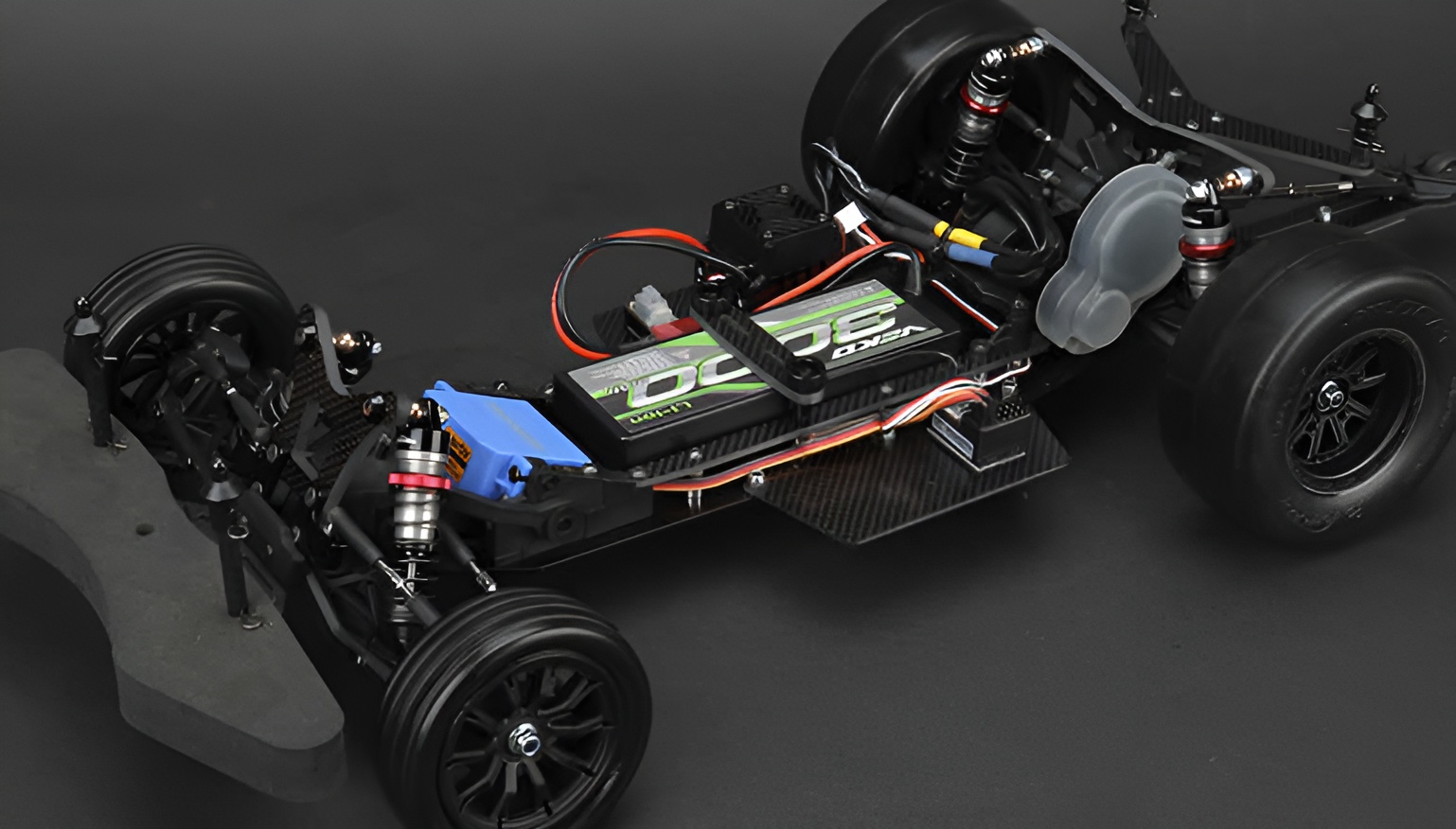 Kyosho Veko Eliminator Charger 1:10 Drag Racing Carbon RTR VK0001-DG - Abbildung 3