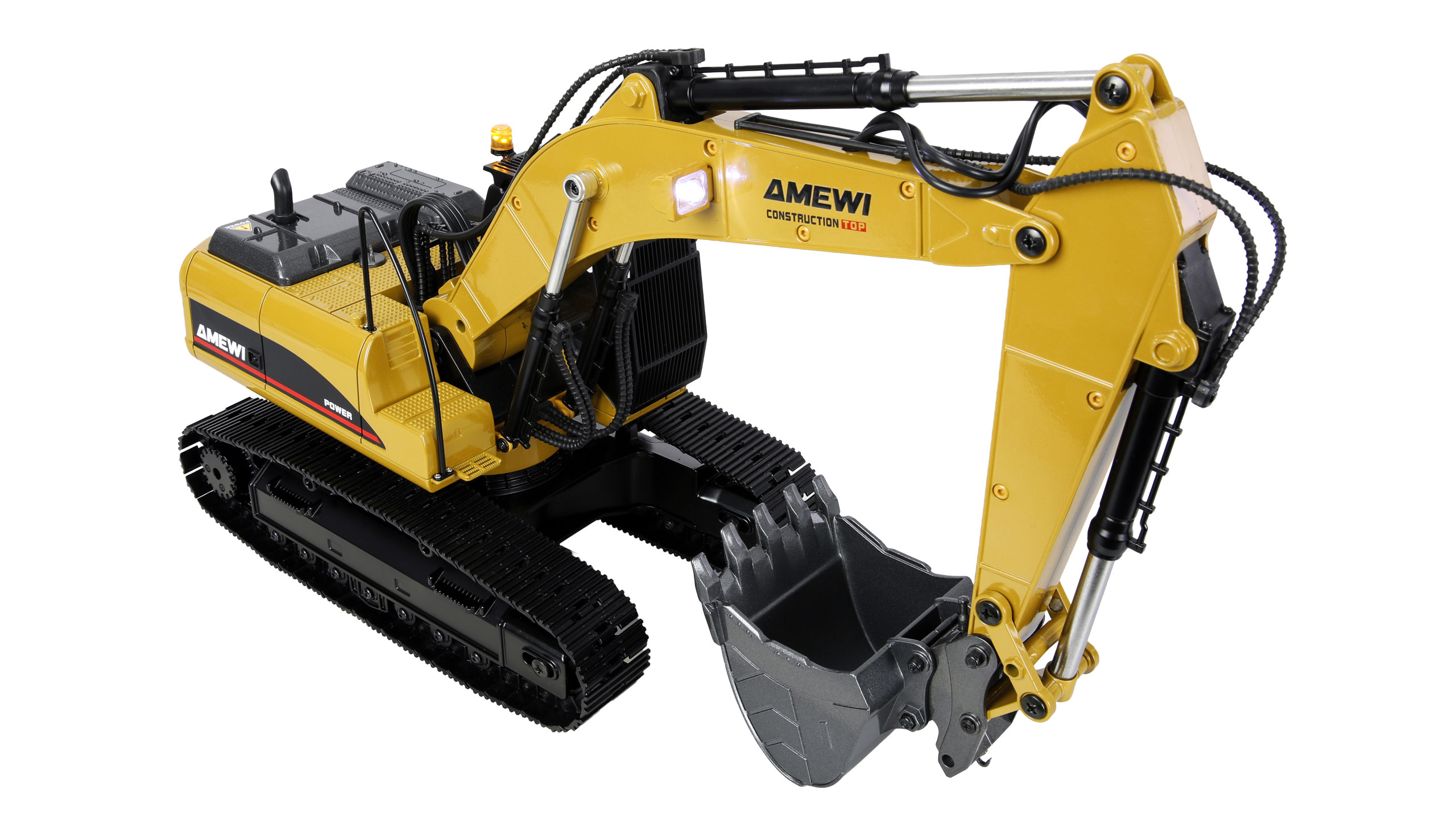 Amewi G705E Bagger Metall 1:14 RTR gelb 22732