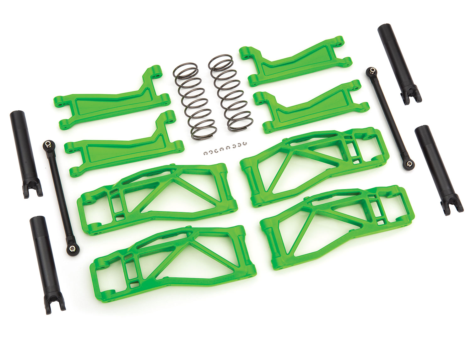 Traxxas Querlenker-Set WideMaxx grün Querlenker, Spurstangen +Feder 8995G - Abbildung 1