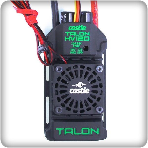 Castle Talon HV 120 - 3-12S 120A 10A-BEC ESC 010-0131-00