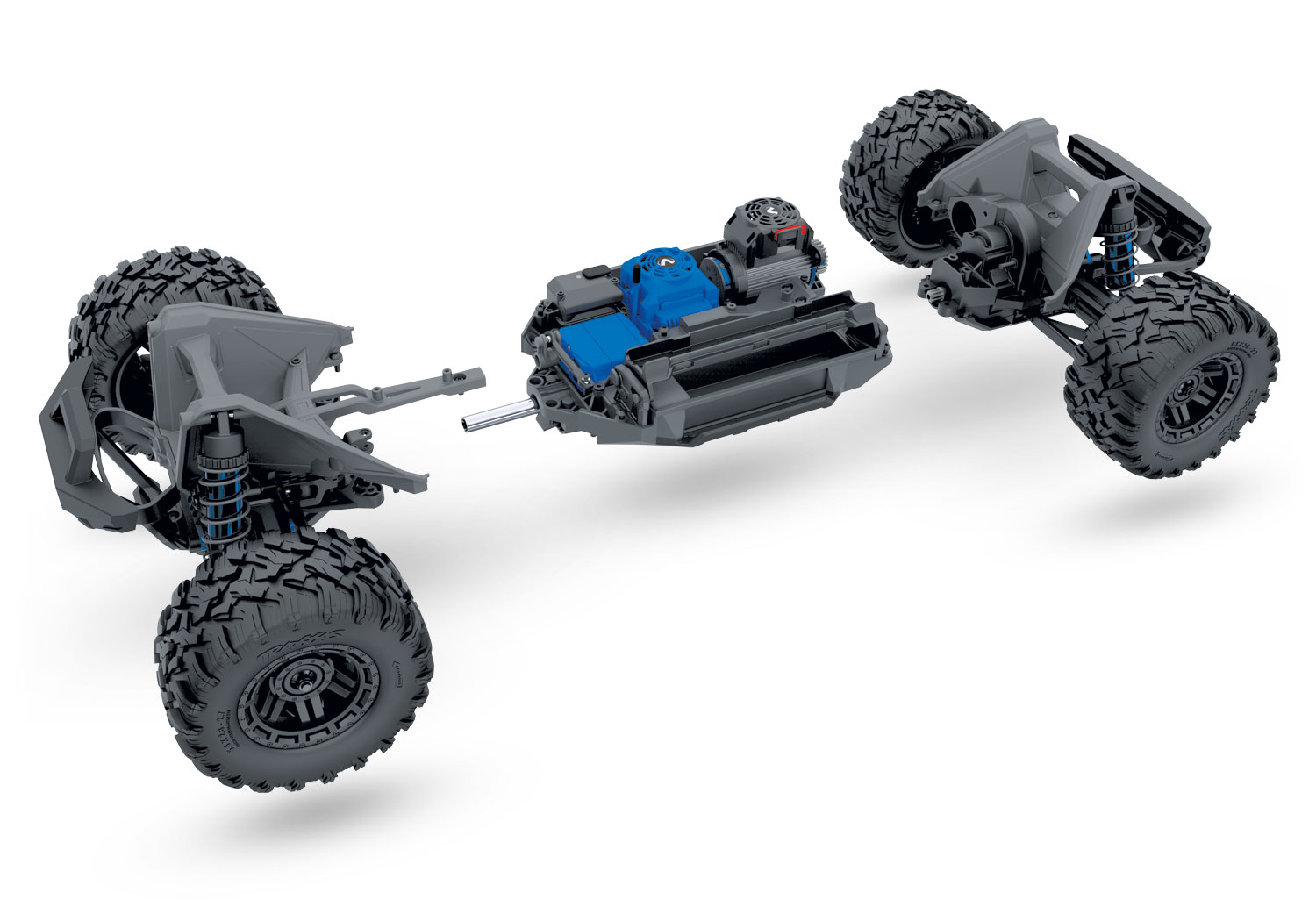 Traxxas Wide MAXX 4x4 Rot RTR VXL-4S Brushless Monstertruck ohne Akku/Lader 89086-4 - Abbildung 9
