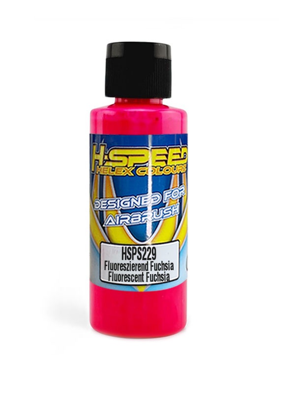 H-SPEED Lexan Airbrush Farbe 60 ml Fluoreszierend Fuchsia HSPS229
