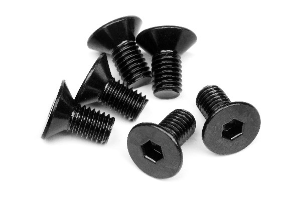 HPI Flachkopfschraube M5x10mm (Innensechskant/6 Stck.) HP94727