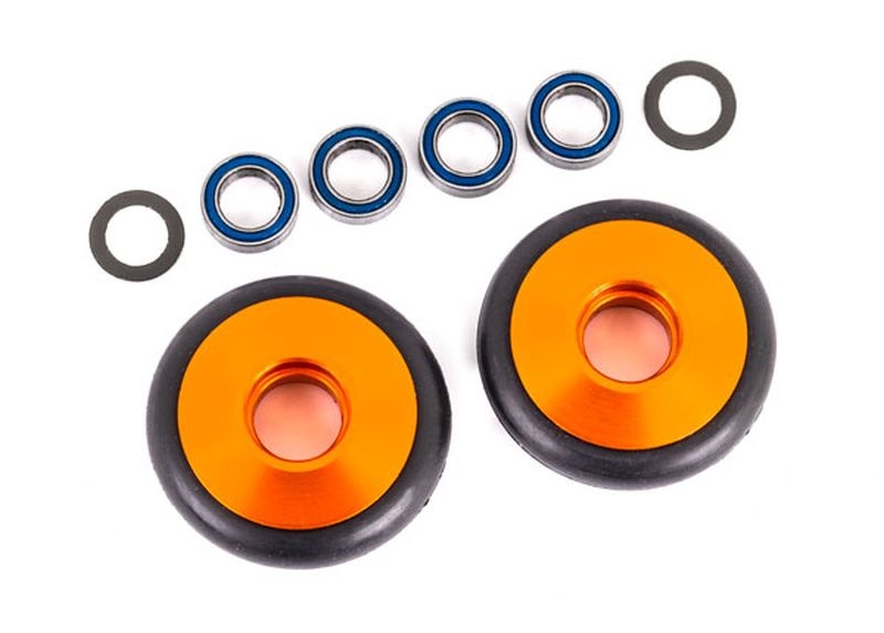 Traxxas Wheelie-Bar 6061-T6 Alu orange eloxiert +KT 9461A