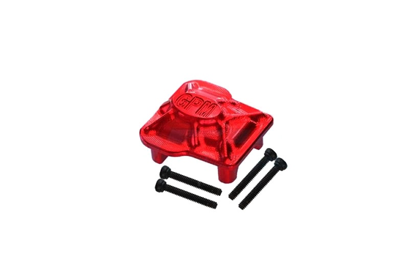 GPM Achsen-Abdeckung 7075-T6 Alu rot v/h Traxxas-4M - Abbildung 1
