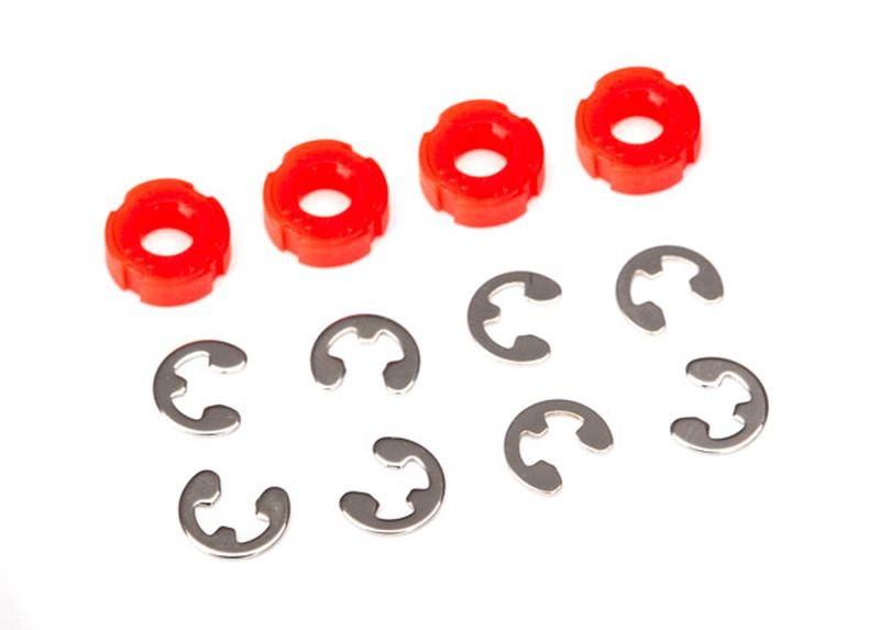 Traxxas 8261 Dämpfer-Kolben rot (4)