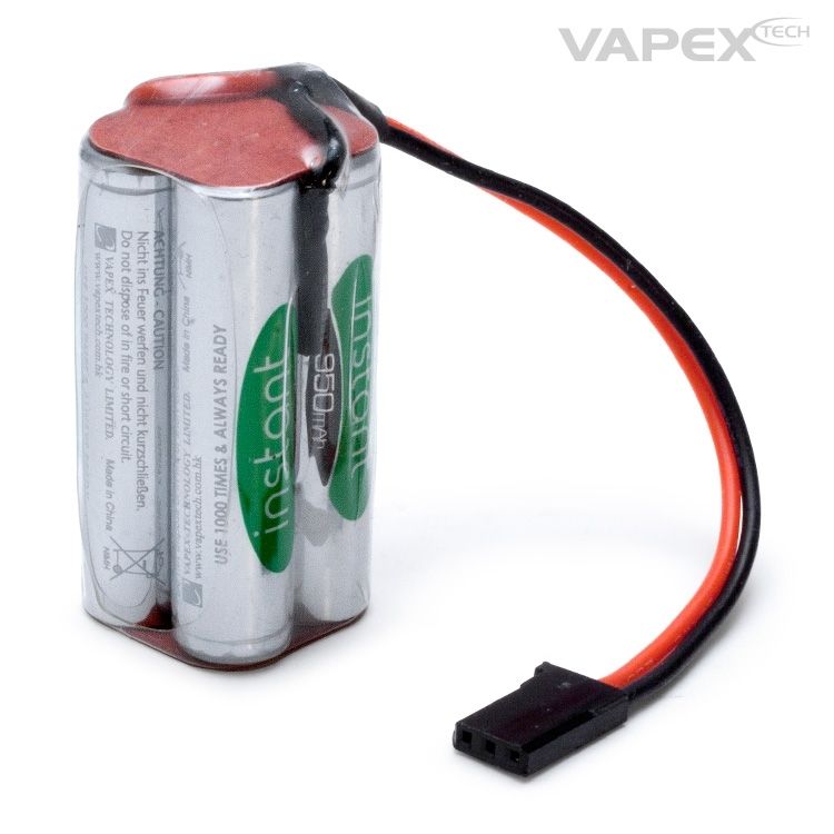 Vapex Empfänger Akku NiMH 4,8V  950mAh Cube 4IN950AAA-W4-F2 - Abbildung 1