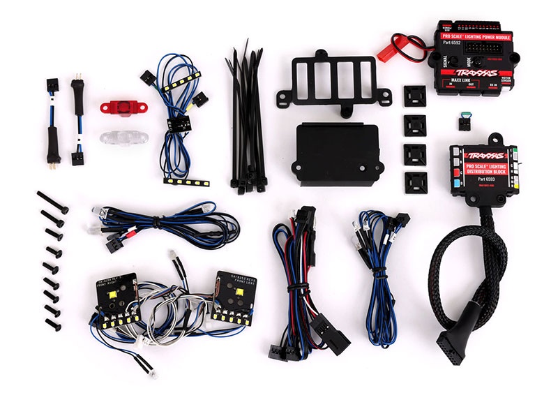 Traxxas Pro-Scale Lichter-Set MB G500 & G63 TRX-4 +Power-Supply 8898X