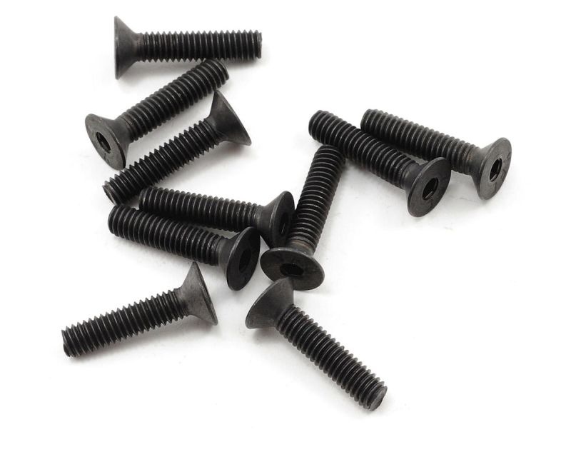 ProTek RC 4x18mm High Strength Flachkopfschrauben (10)  PTK-H-2307