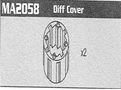 Amewi MA2058 Diff Cover Raptor MA2058