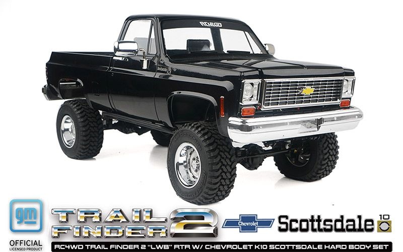 RC4WD Trail Finder 2 LWB Chevrolet K10 Scottsdale schwarz Z-RTR0067