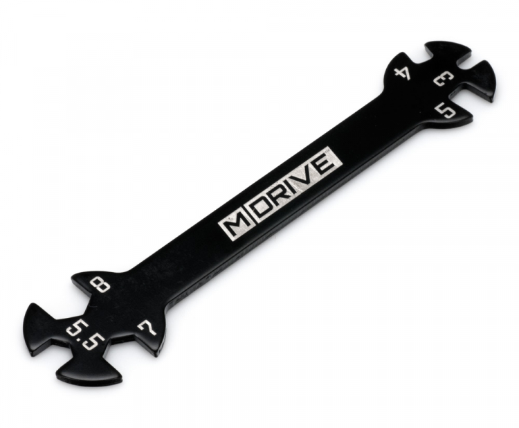 M-DRIVE Universal Tool - Maulschlüssel 5.5/7/8mm - R/L Gewindestangen 3/4/5mm MD50300