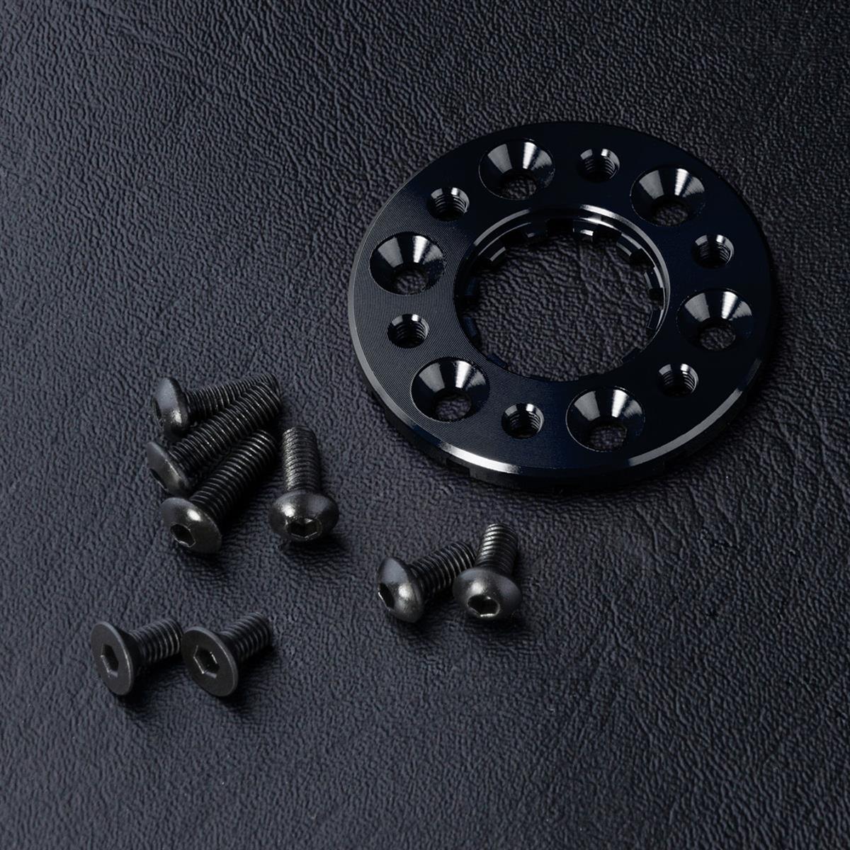 820073BK Motorkühlkörper Scheibe 3mm Alu schwarz