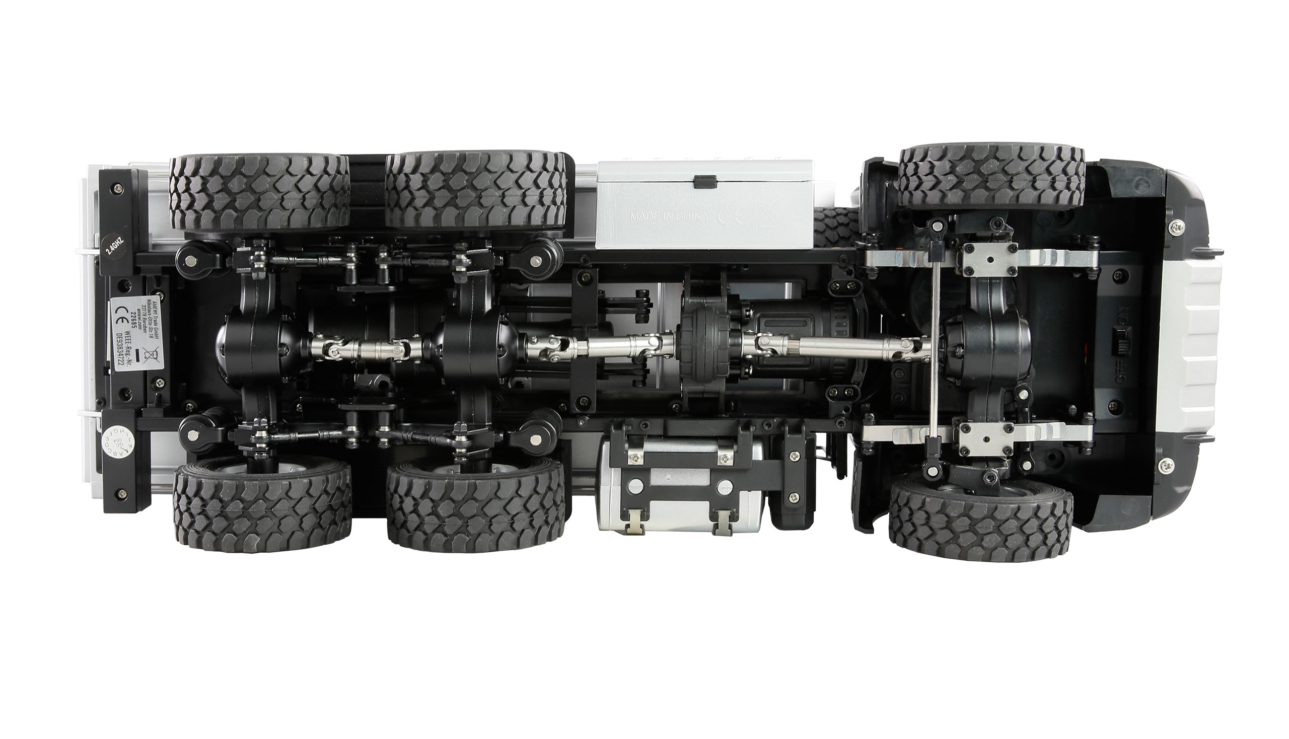 Amewi Mercedes-Benz Arocs Kipper 6x6 1:14 RTR anthrazit 22685