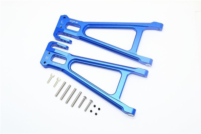 GPM Alu Querlenker unten hinten blau Traxxas 1/10 E-Revo
