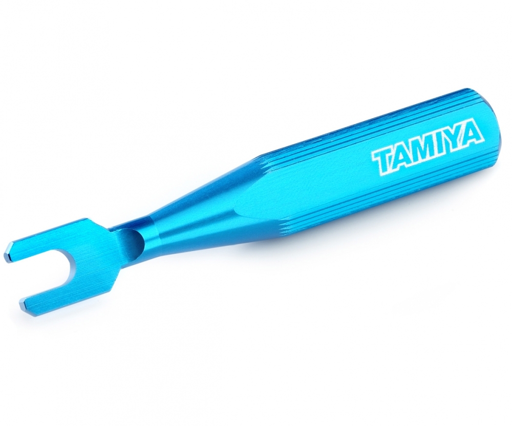 Tamiya 53602 Alu Spannachsenschlüssel blau 300053602