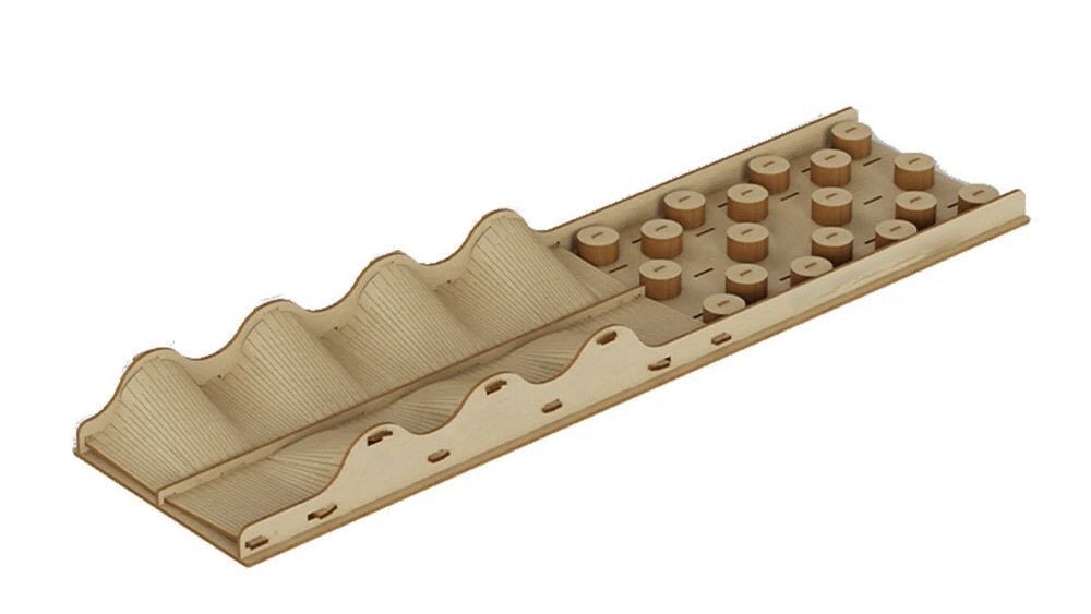 Absima Crawler Hindernis "Piles & Waves" 1:24/1:18 (200-teilig) 2320203