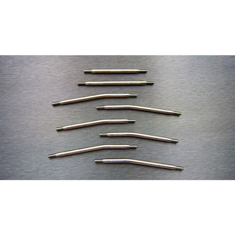 SAMIX Titan Aufhängungsstifte Link 288mm Kit 8Stk. für Axial SCX10-2 SCX2-5025HS