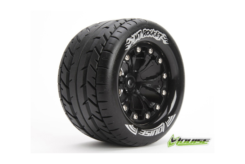 Louise MT-Rocekt soft Felge schwarz (2) Monster Truck 2,8 L-T3201SBM