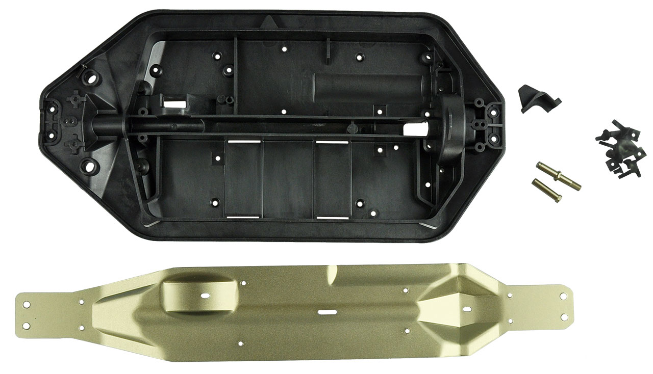 Amewi MA337EX-S Chassis mit Alu Center-Skidplate AM10T EXTREME MA337EX-S MA337EX-S