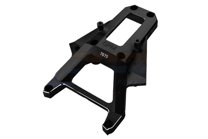 GPM Bulkhead Cover-Set vorne 6061-T6 Alu schwarz Traxxas XRT - Abbildung 1