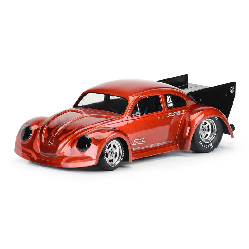Pro-Line Volkswagen Drag Bug Karo klar 1:10 *J* für Losi 22S Drag + Slash 2WD Drag Car + AE DR10 3558-00