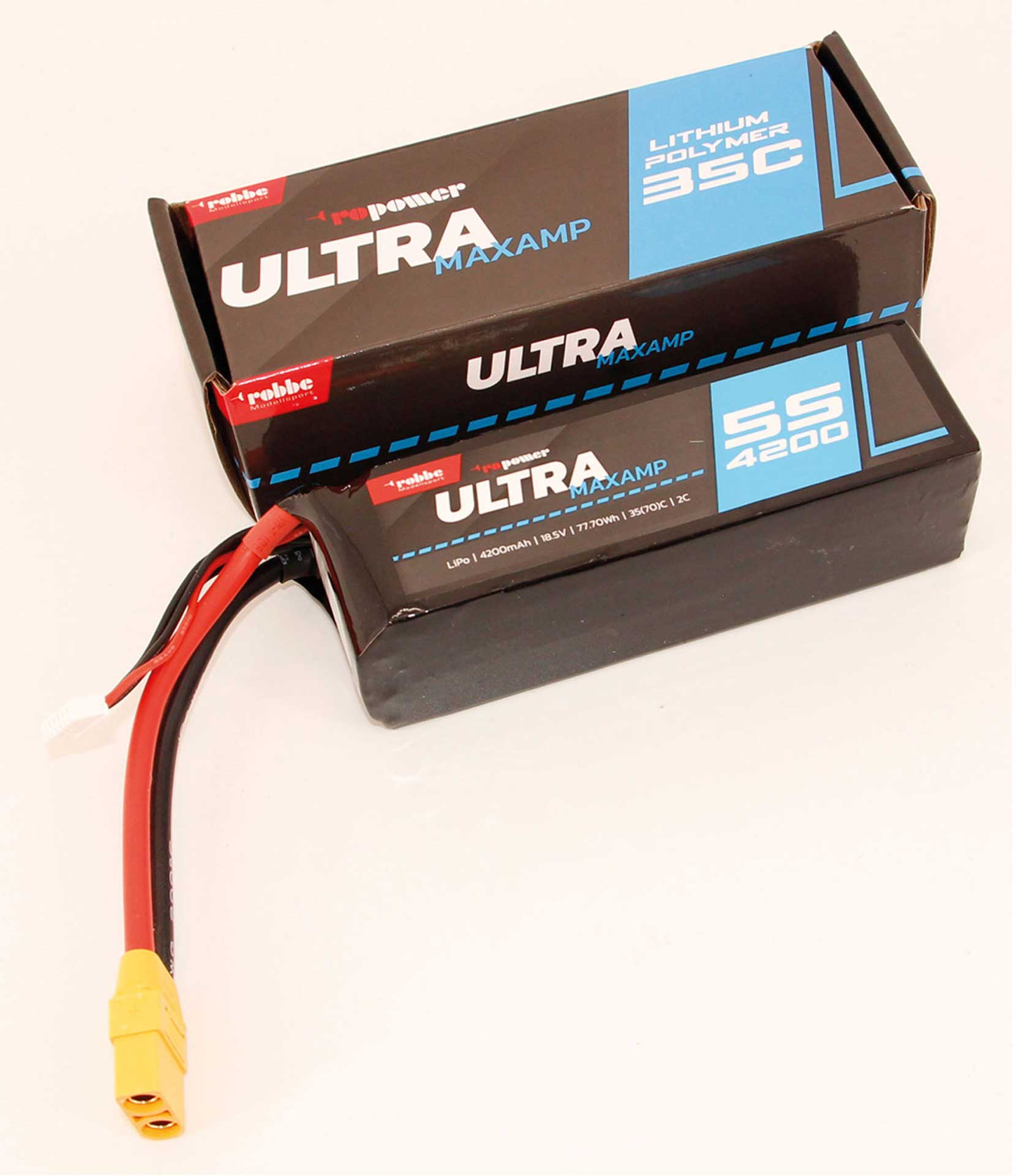 Robbe RO-POWER ULTRA MAXAMP 4200MAH 18,5 VOLT 5S 35(70)C LIPO AKKU 7379