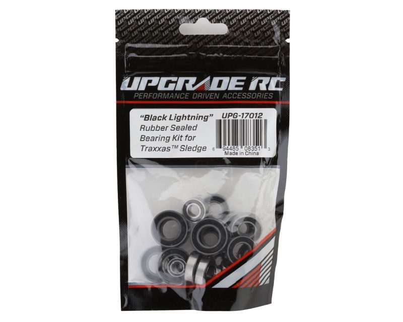 Upgrade RC Black Lightning Kugellager Set mit Gummidichtung  für Traxxas Sledge UPG-17012