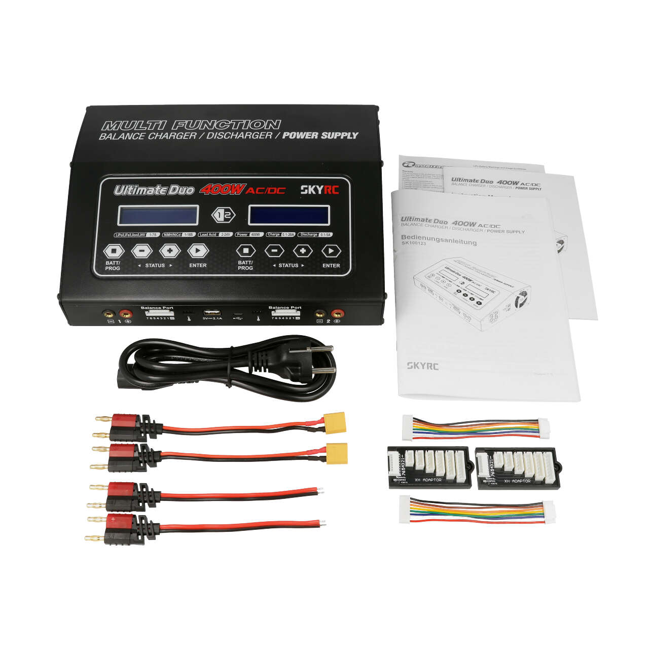 SkyRC D400 AC/DC Ladegerät LiPo 1-7S 20A 2x200W SK-100123