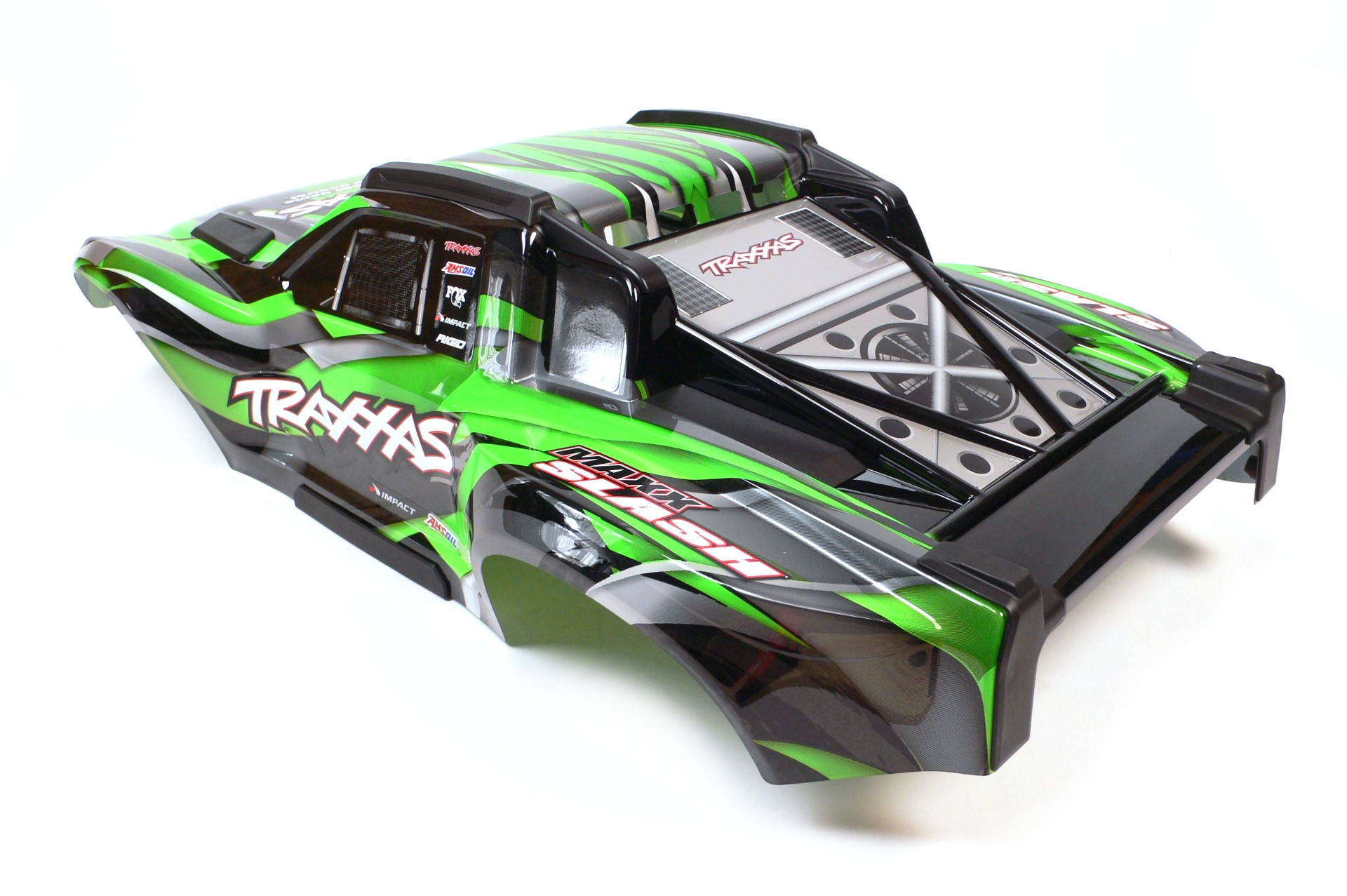 Traxxas Maxx Slash Short Course Truck Clipless Karosserie Grün 1:8 - Abbildung 2