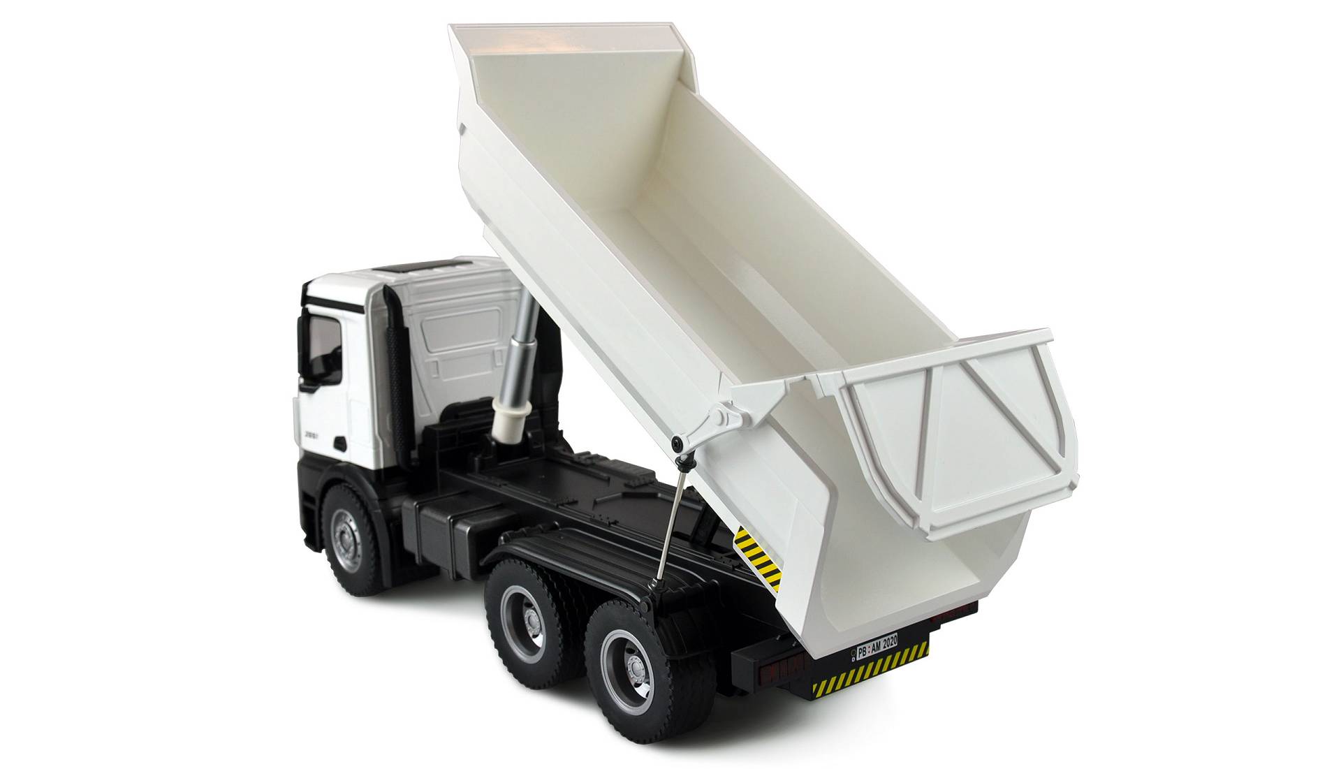 Amewi Mercedes Benz Arocs LKW Kipper PRO Metall 2,4GHz RTR weiß 22413 - Abbildung 4