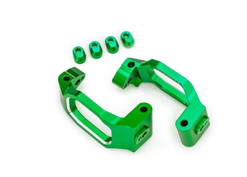 Traxxas Nachlaufblock vo Aluminium grün (2) MAXX + MAXX SLASH 10232-GRN
