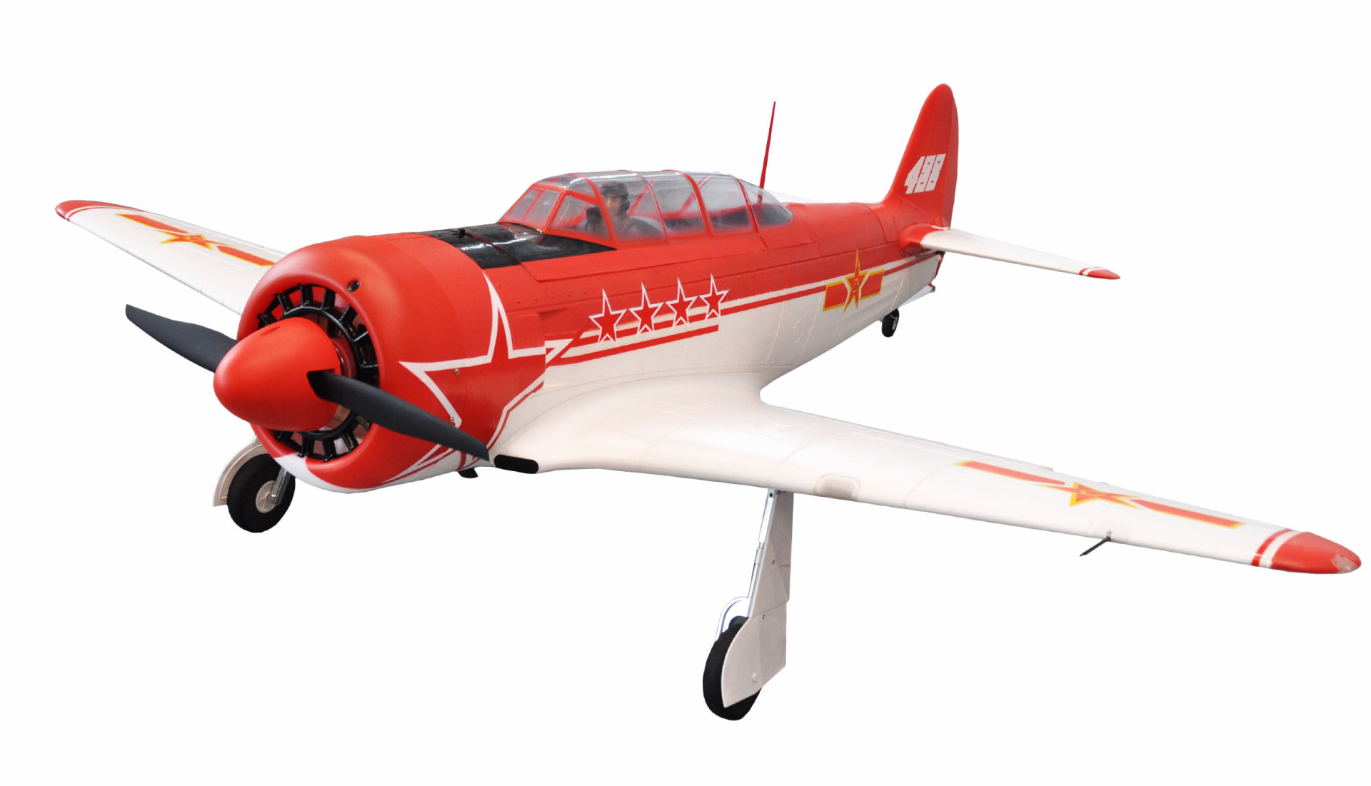 Amewi AMXFlight YAK-11 Rot/Weiss 6S EPO PNP 24100 - Abbildung 1
