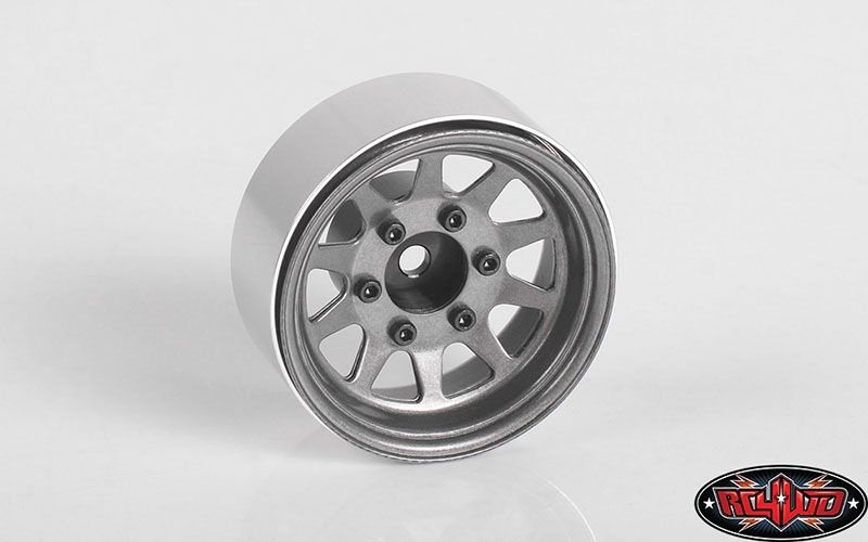 RC4WD OEM 6-Lug Stamped Steel 1.55 Beadlock Wheels (Plain) Z-W0308