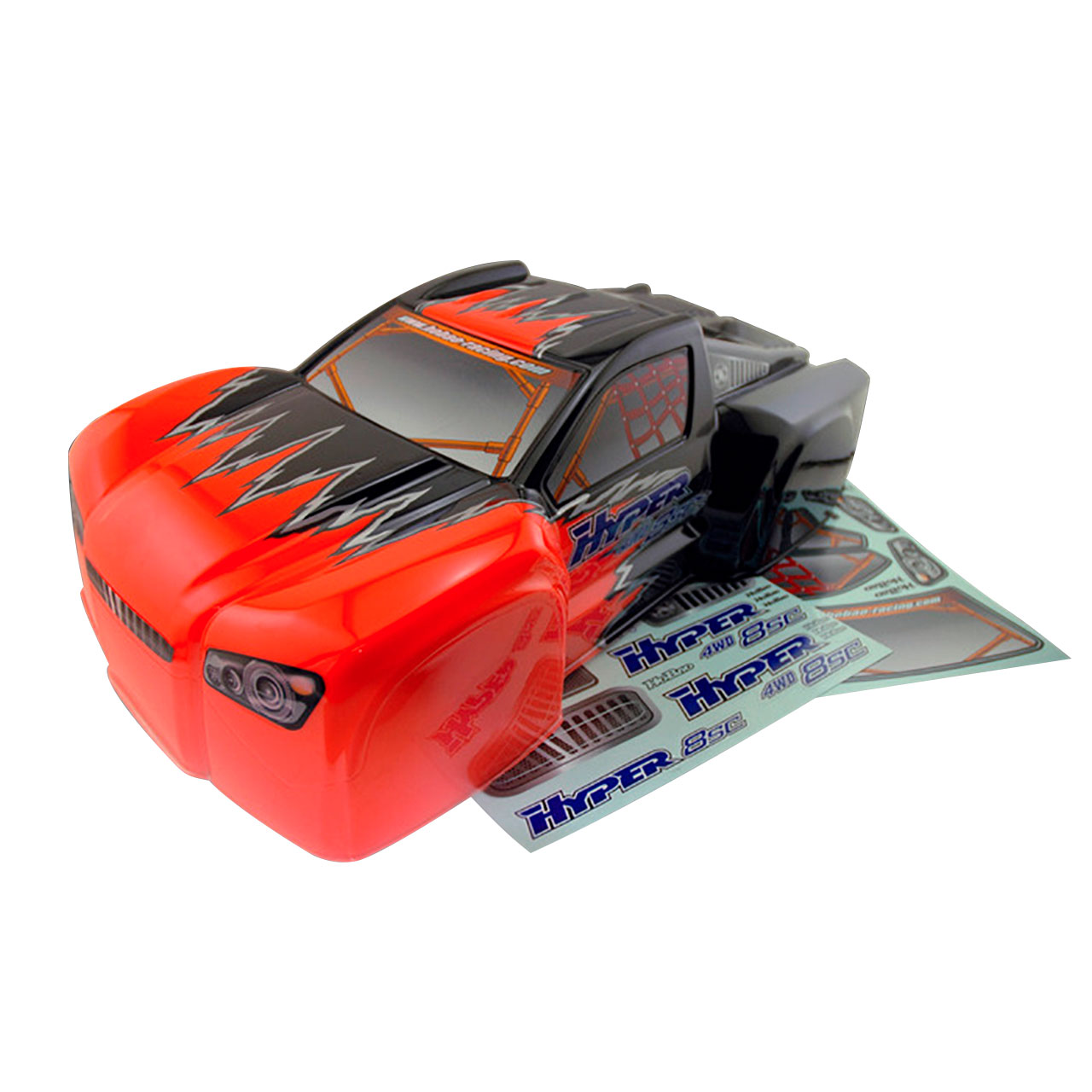 HoBao 8SC Karosserie Orange/Schwarz 89819